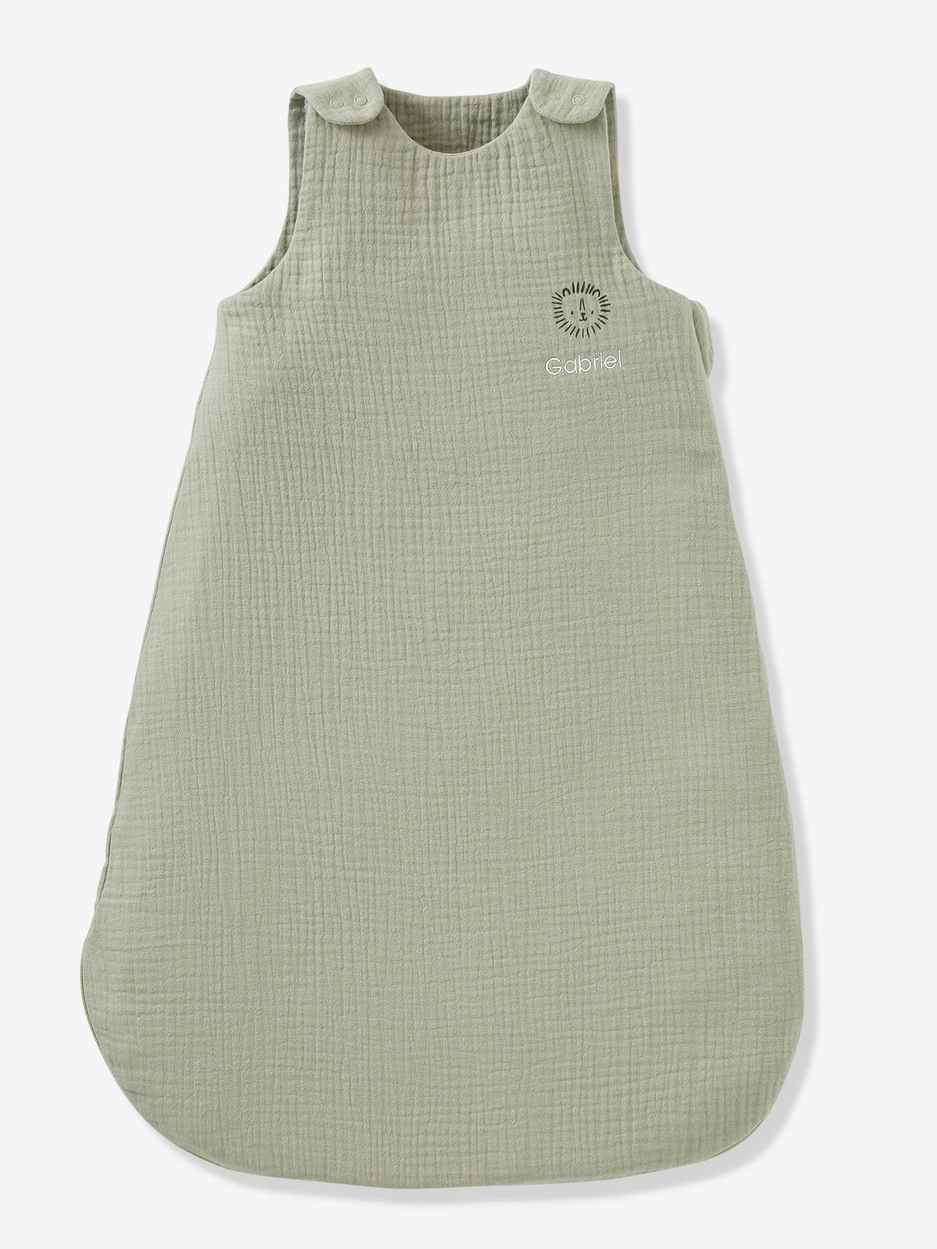 Summer Baby Sleeping Bag in Organic Cotton Gauze