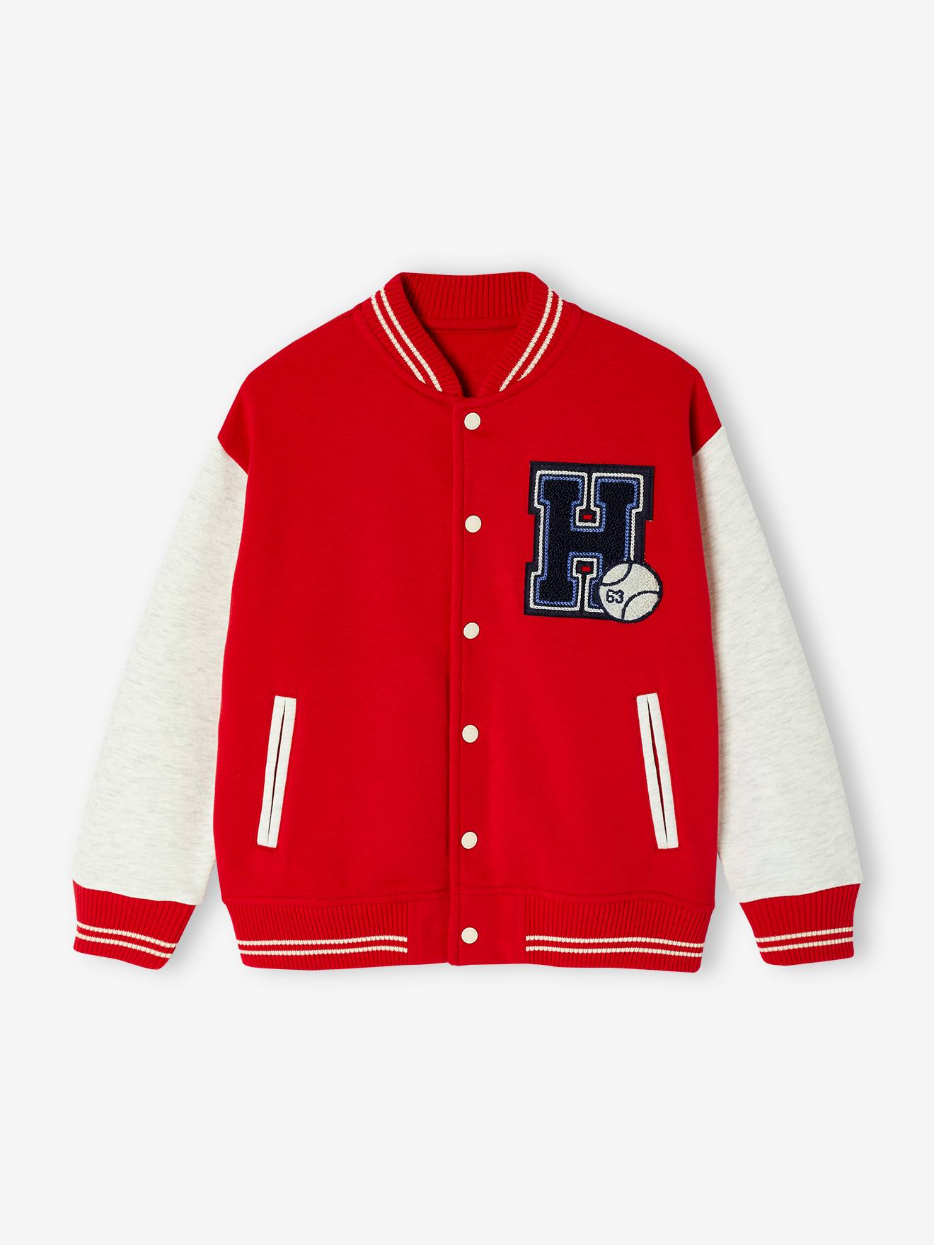 College-Type Jacket in Fleece