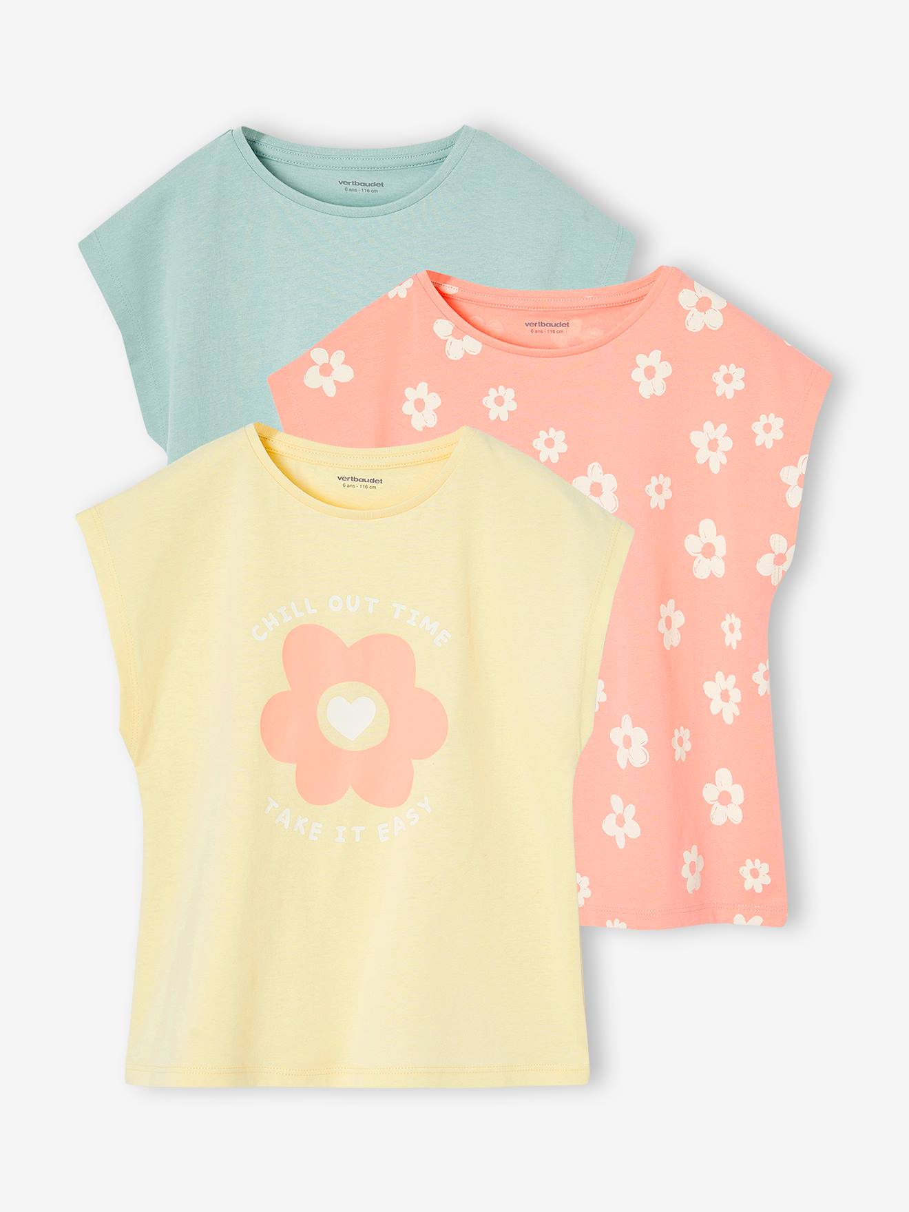 girls' short-sleeved t-shirts - BASICS