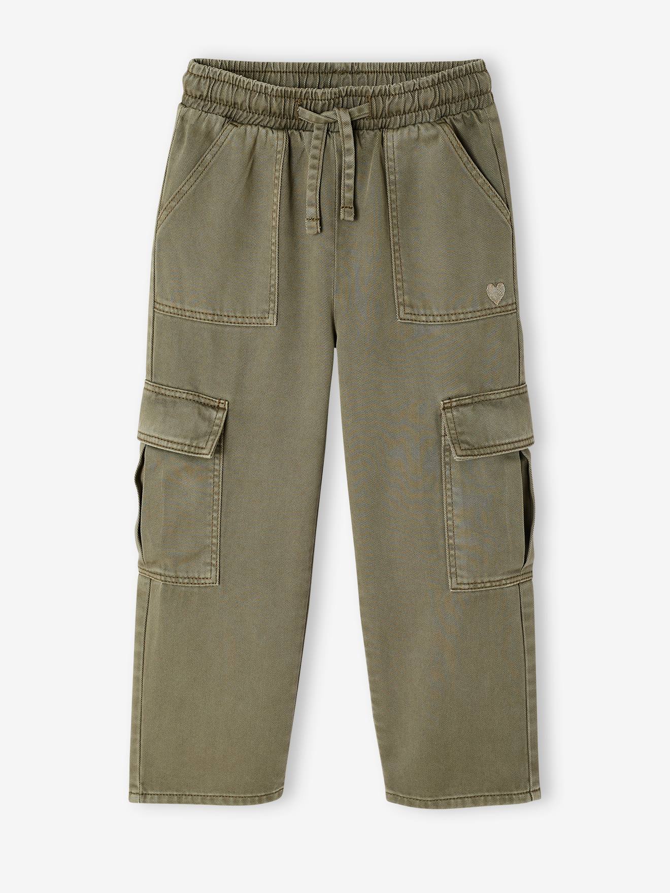 Easy-to-Slip-On Cargo Trousers