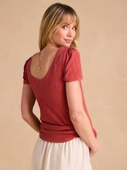 T-Shirt for Maternity, Low Neckline at the Back, in Wide Knit, by ENVIE DE FRAISE