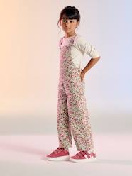 -Printed dungarees for girls