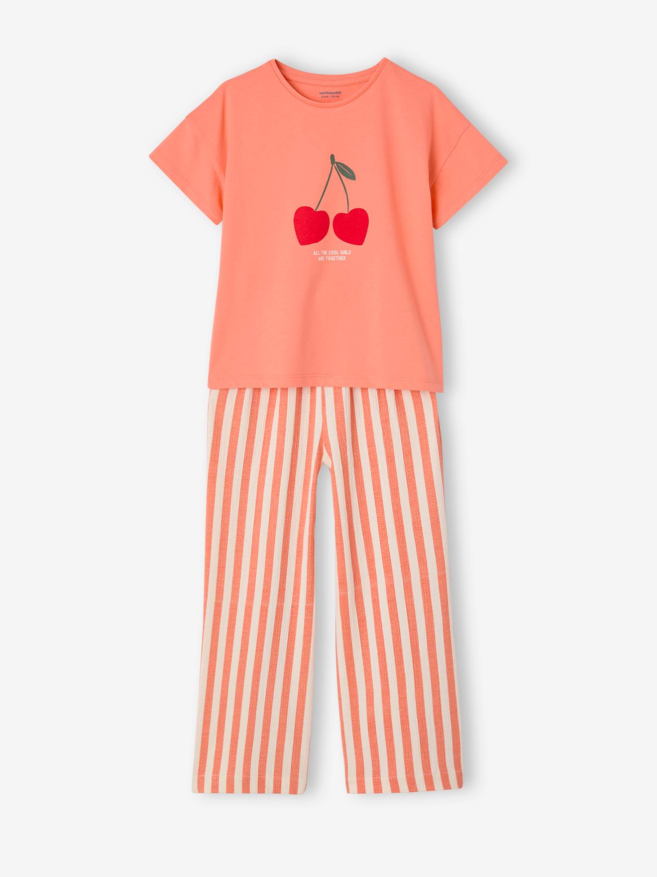 T-shirt and wide-leg trousers set