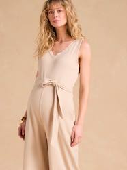 -Honeycomb Pyjama Jumpsuit for Pregnancy & Nursing, ENVIE DE FRAISE 