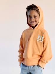 Boys-Cardigans, Jumpers & Sweatshirts-Sweatshirts & Hoodies-Graphic print hooded sweatshirt