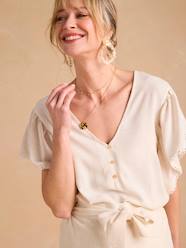 Linen Blouse for Maternity & Nursing by ENVIE DE FRAISE