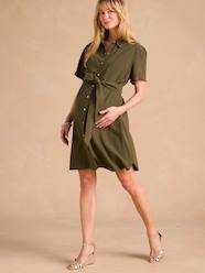 Maternity & Nursing Shirt Dress, ENVIE DE FRAISE