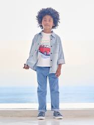 Denim-effect cargo trousers for Boys