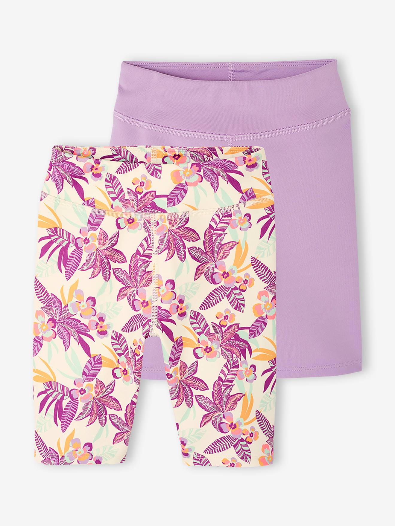 Cycling Shorts in Techno Fabric ecru