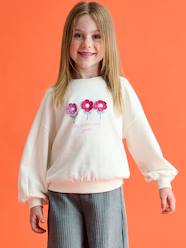 Girls-Cardigans, Jumpers & Sweatshirts-Girls' patterned sweatshirt