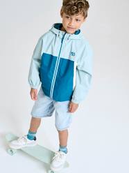 Boys-Coats & Jackets-Colourblock windbreaker jacket for boys