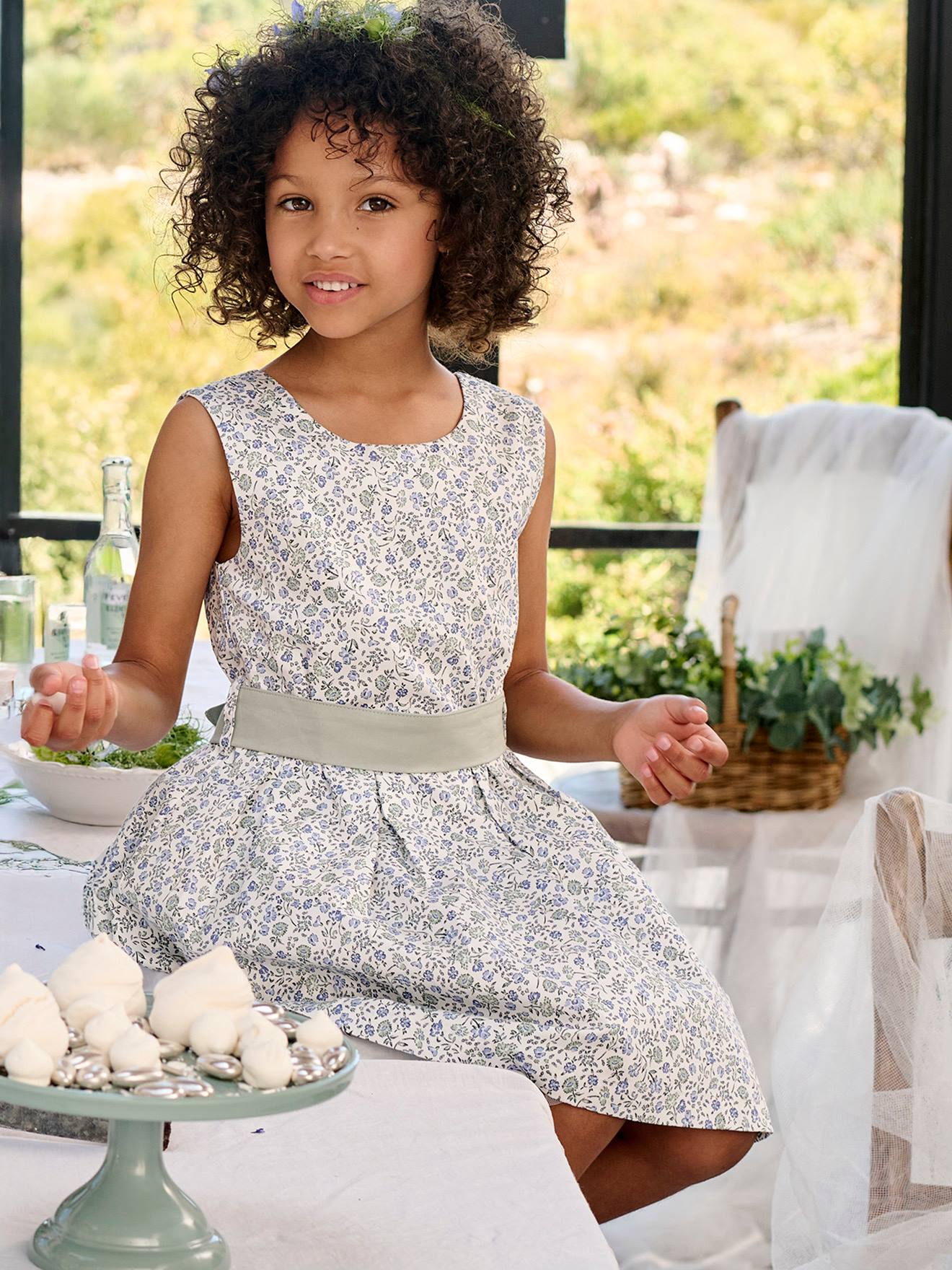 Occasion Wear Dress with Floral Print