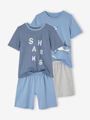 Boys-Nightwear-Pack of 2 "Shark" Pyjamas for Boys