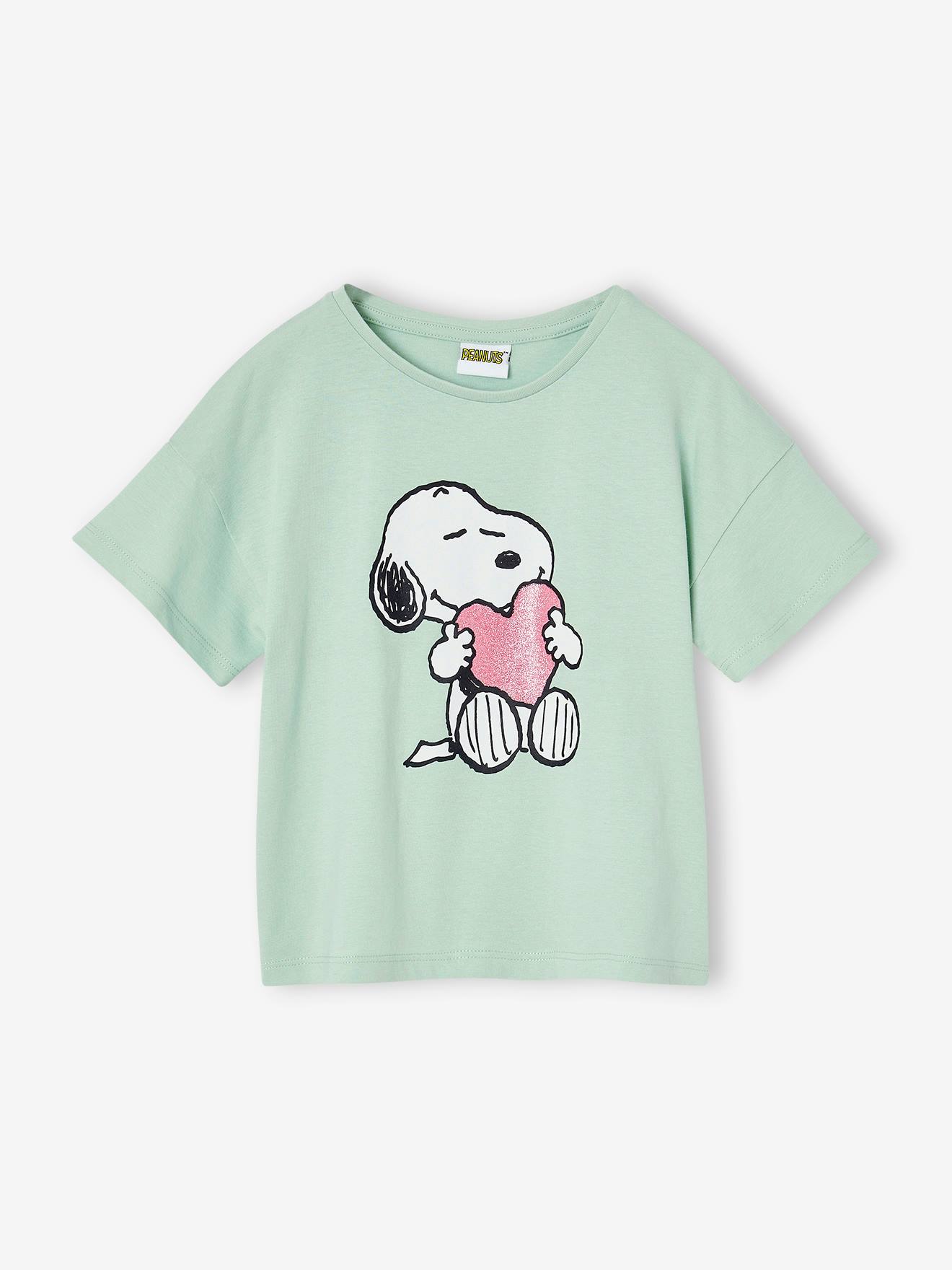 SNOOPY T-Shirt with Glittery Heart by Peanuts® aqua
