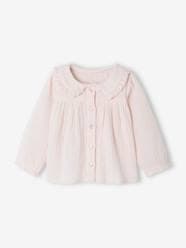 Baby-Baby cotton gauze shirt