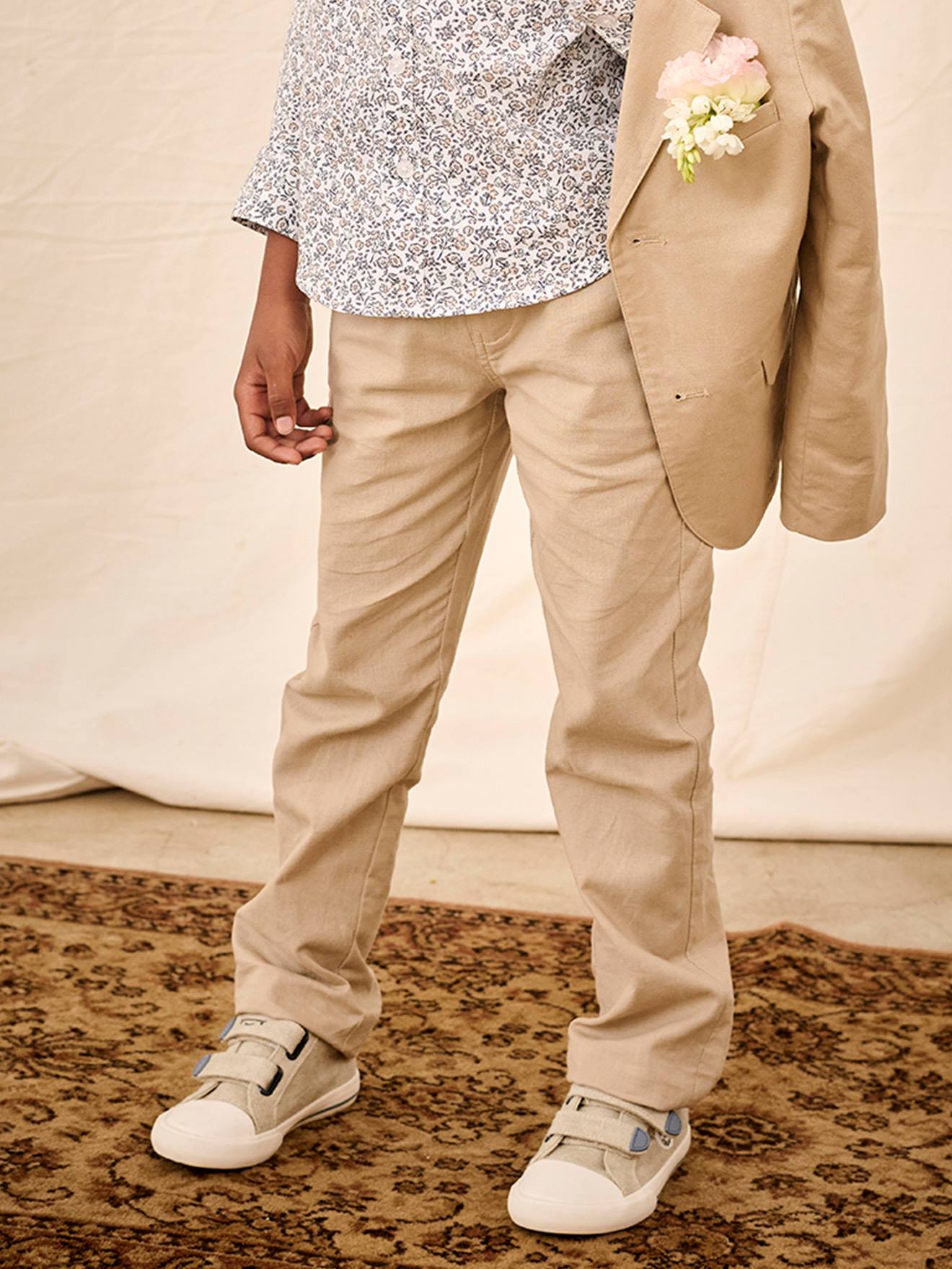 Boys linen pants discount