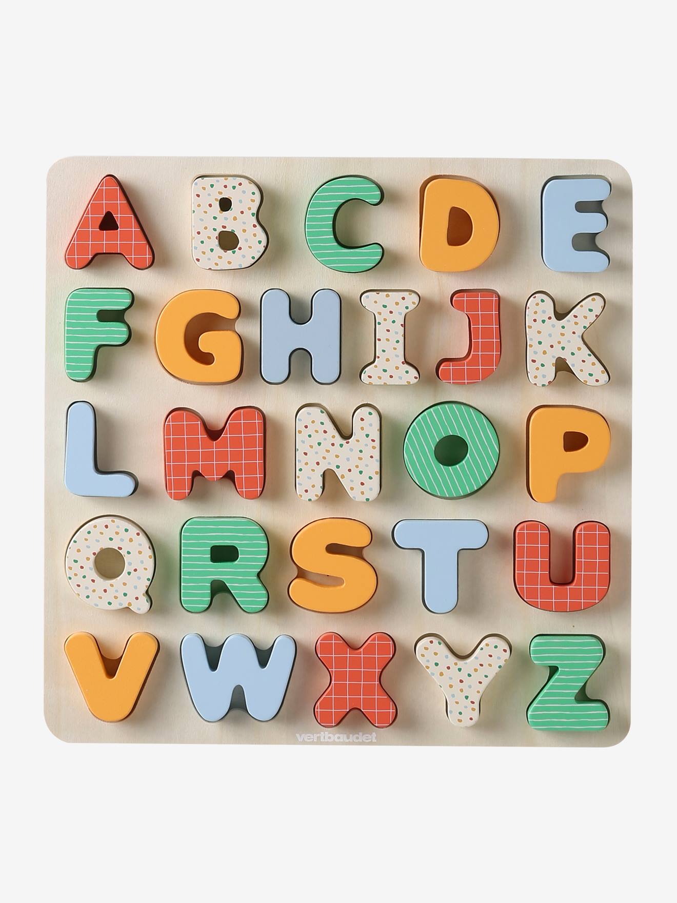 Wooden Alphabet Puzzle Board - FSC® Certified Wood