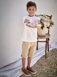 Boys-Bermuda Shorts in Cotton/Linen for Boys