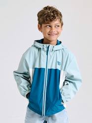 Colourblock windbreaker jacket for boys