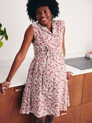 Sleeveless Shirt Dress, Maternity & Nursing