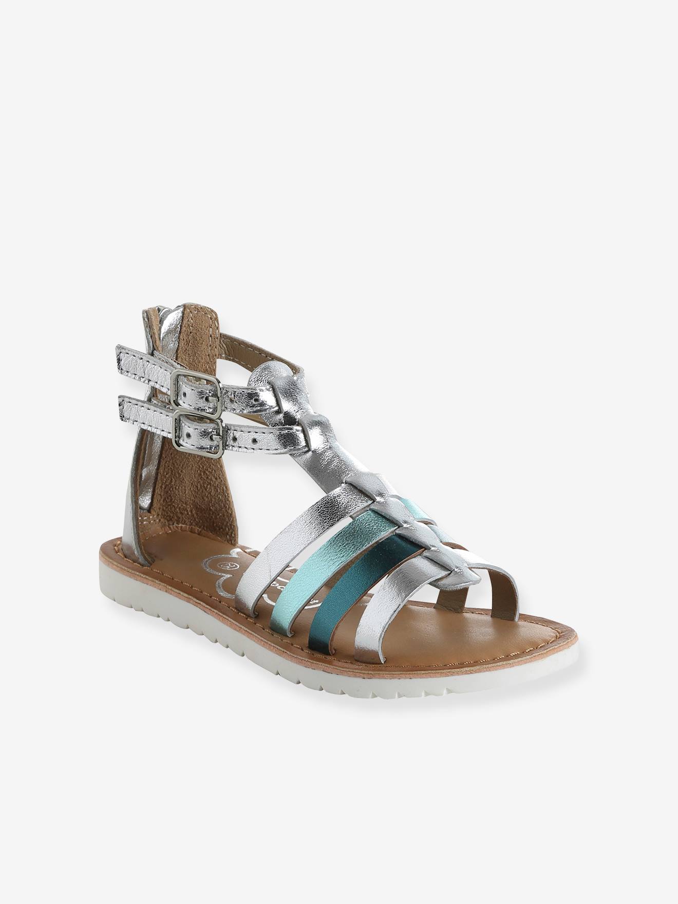 Leather Gladiator Sandals for Children