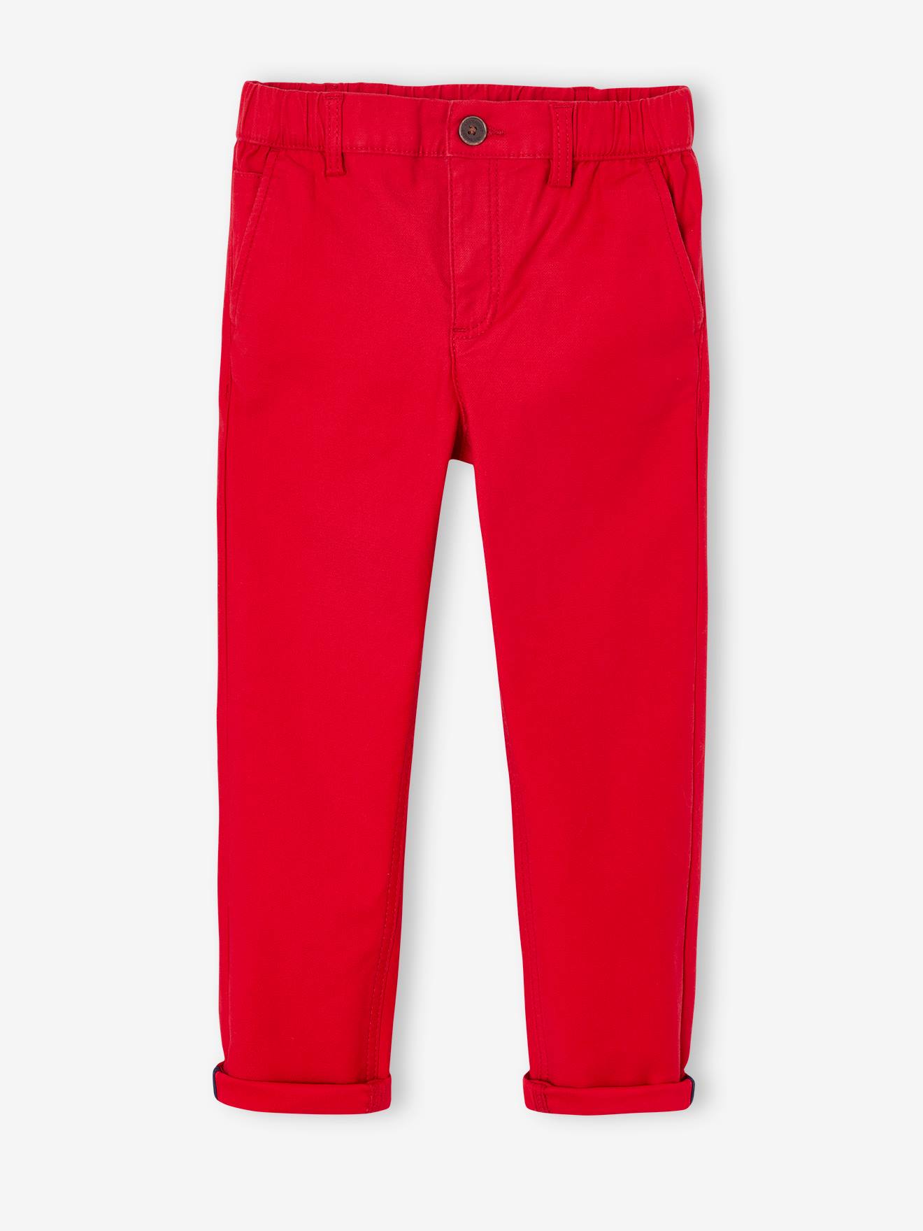 Easy-to-put-on chino-style trousers