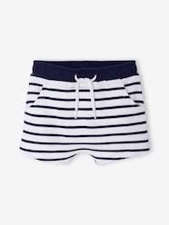 Baby-Shorts-Bermuda Shorts in Fleece for Baby Boys