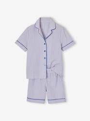 Boys-Short Pyjamas in Poplin, for Boys