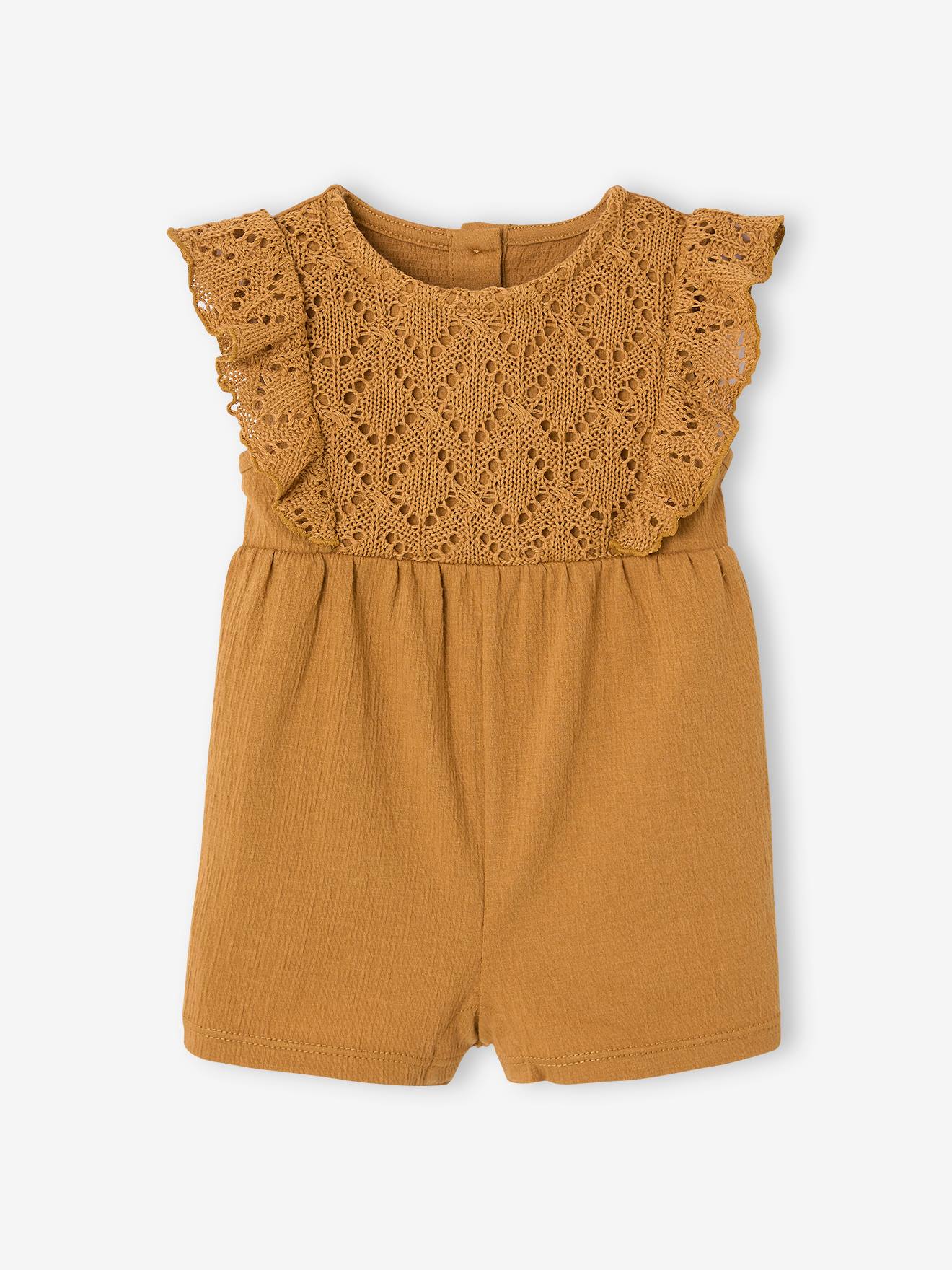 Dual Fabric Playsuit