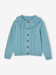 Girls-Girl's ruffled cardigan