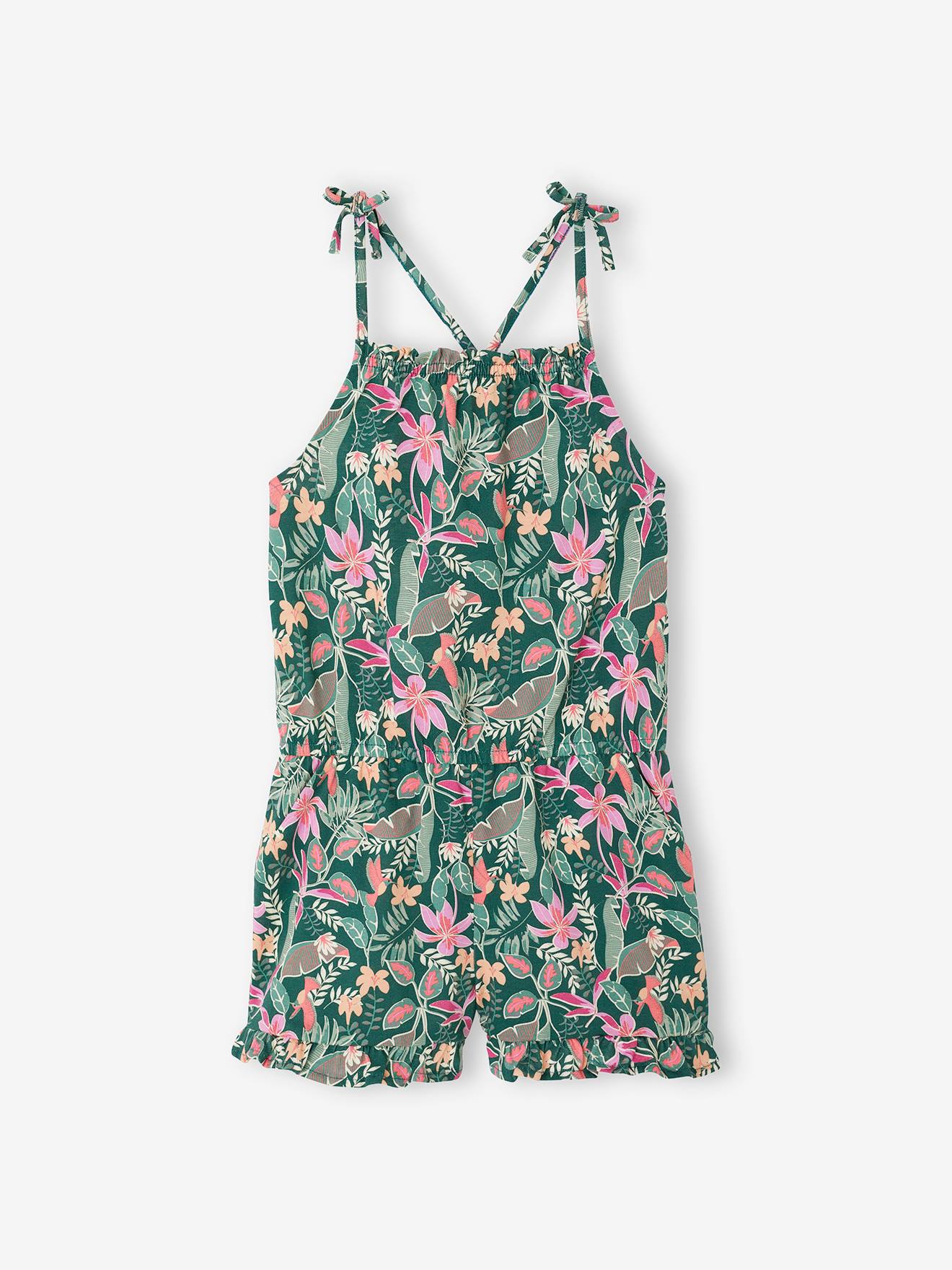Printed Strappy Playsuit