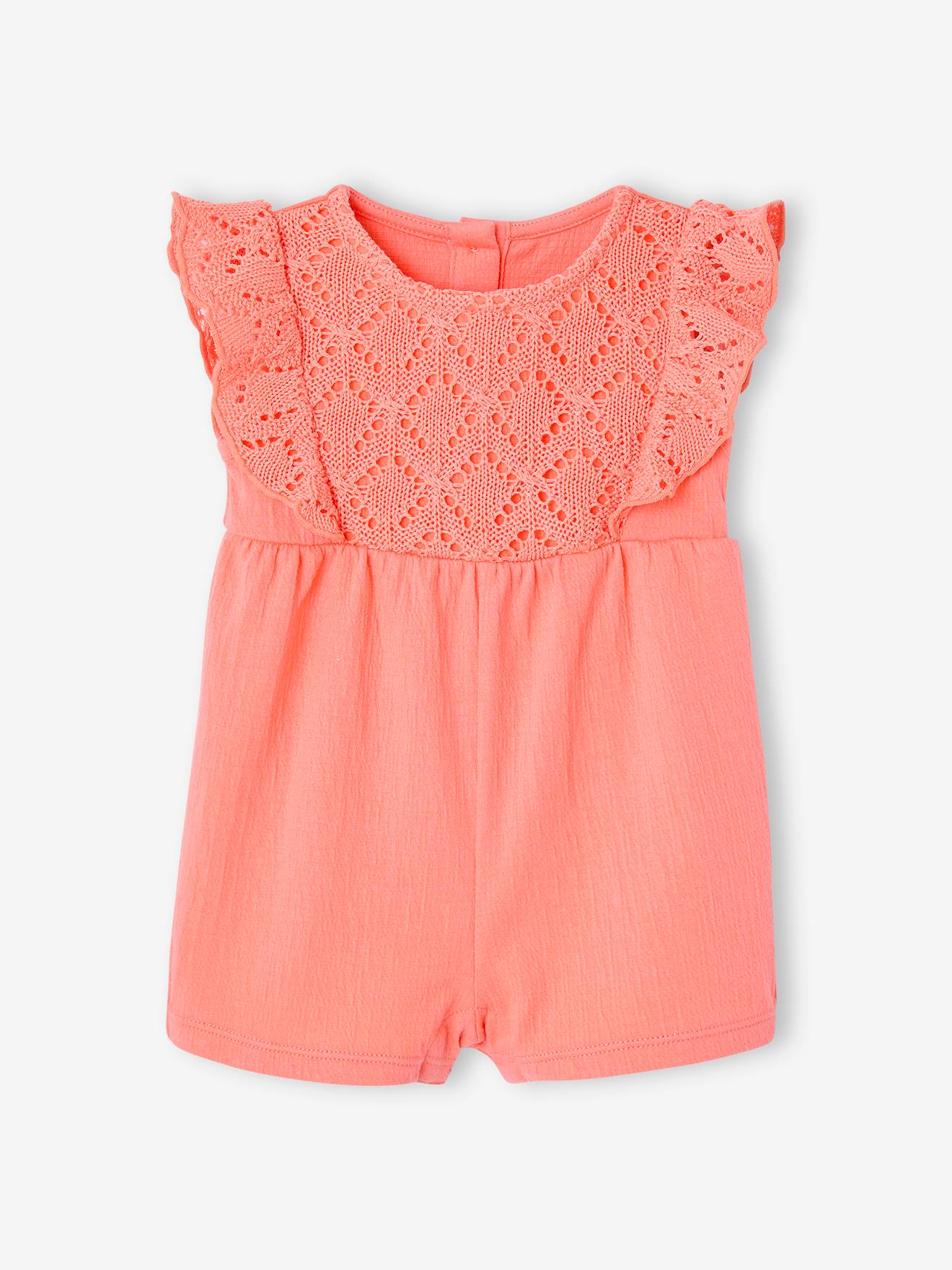 Dual Fabric Playsuit