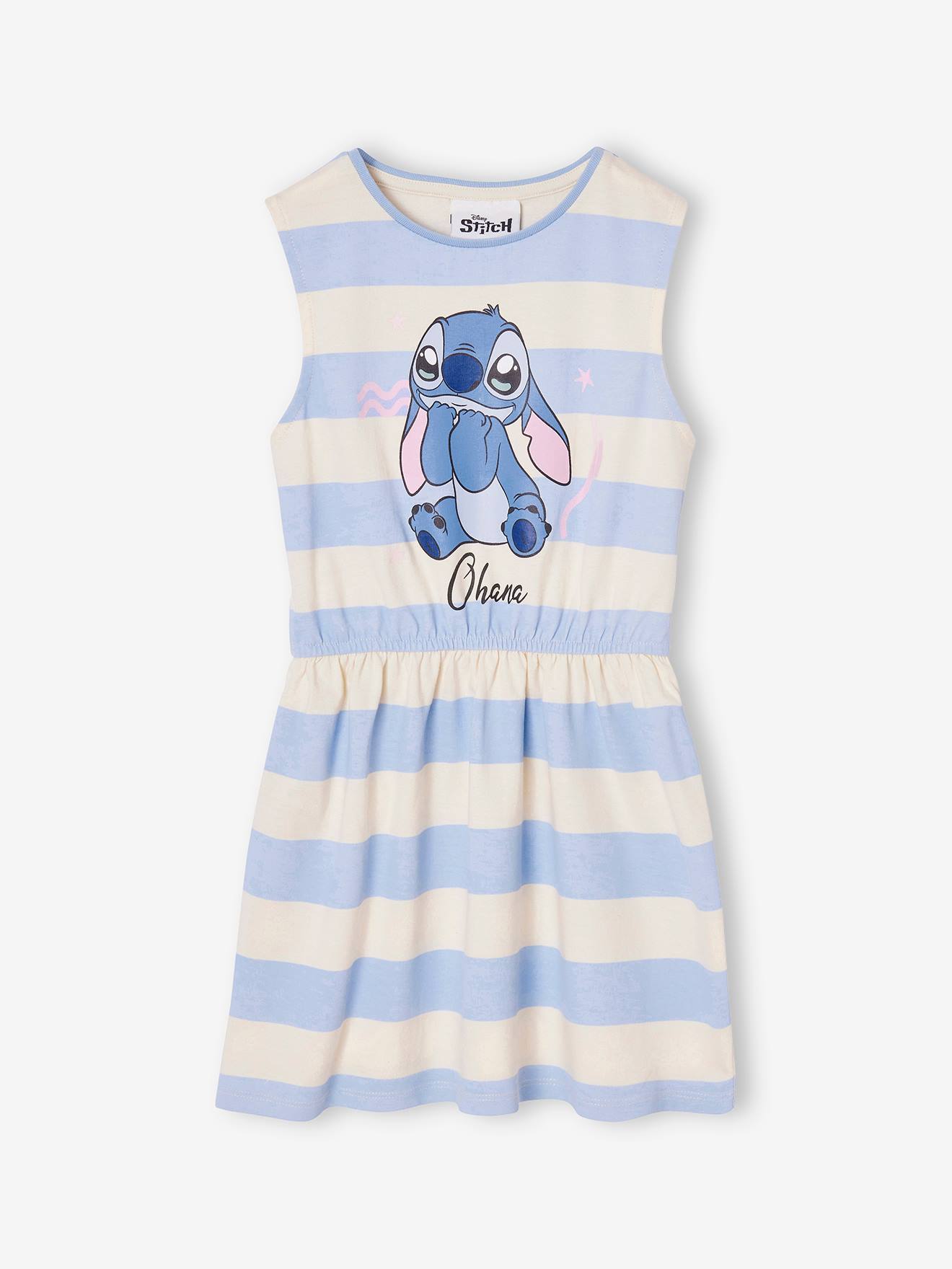 Striped Stitch Dress by Disney® sky