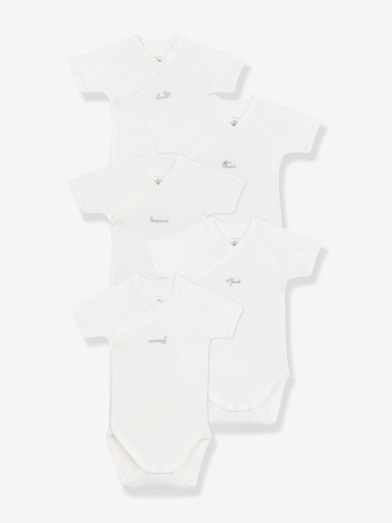 Short-Sleeved Bodysuits for Babies