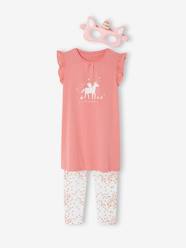 -Magical Nightwear Set: Nightdress + Leggings + Mask + Drawstring Bag 
