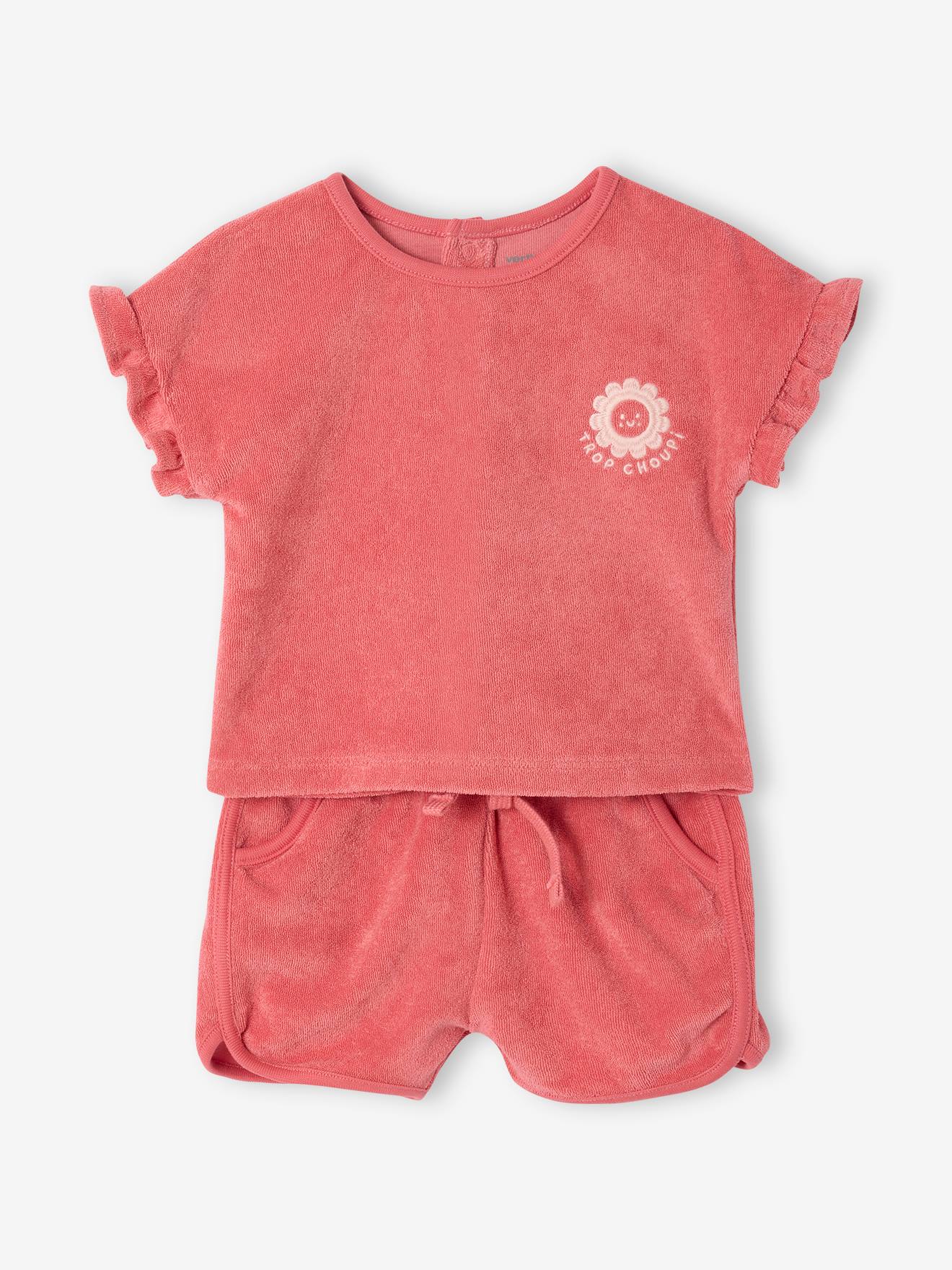 T-Shirt + Terry Shorts Set