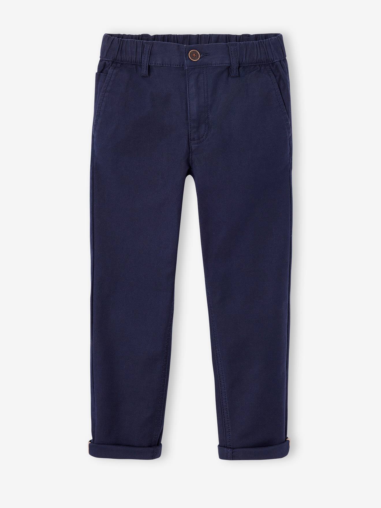 Easy-to-put-on chino-style trousers