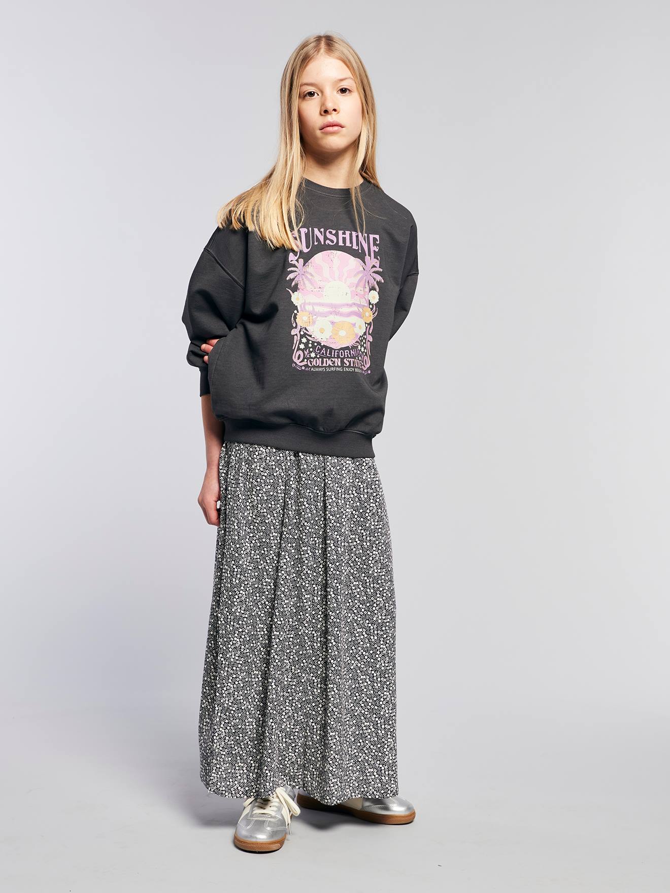 Floral Maxi Skirt for Girls