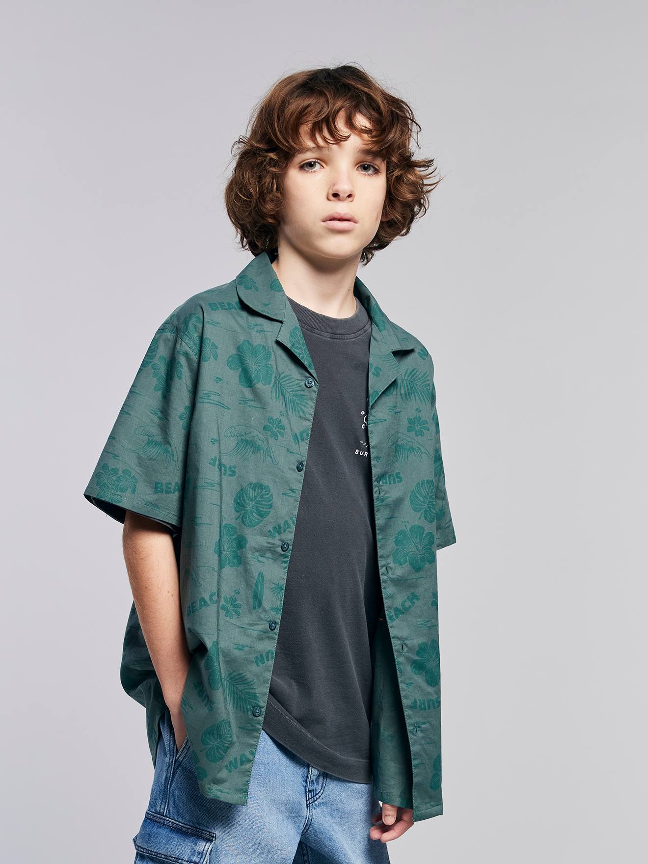 Poplin Hawaiian shirt