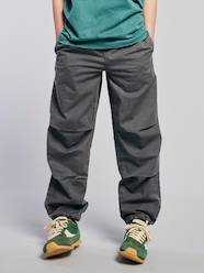 Washed-Effect Parachute Trousers, JONEN