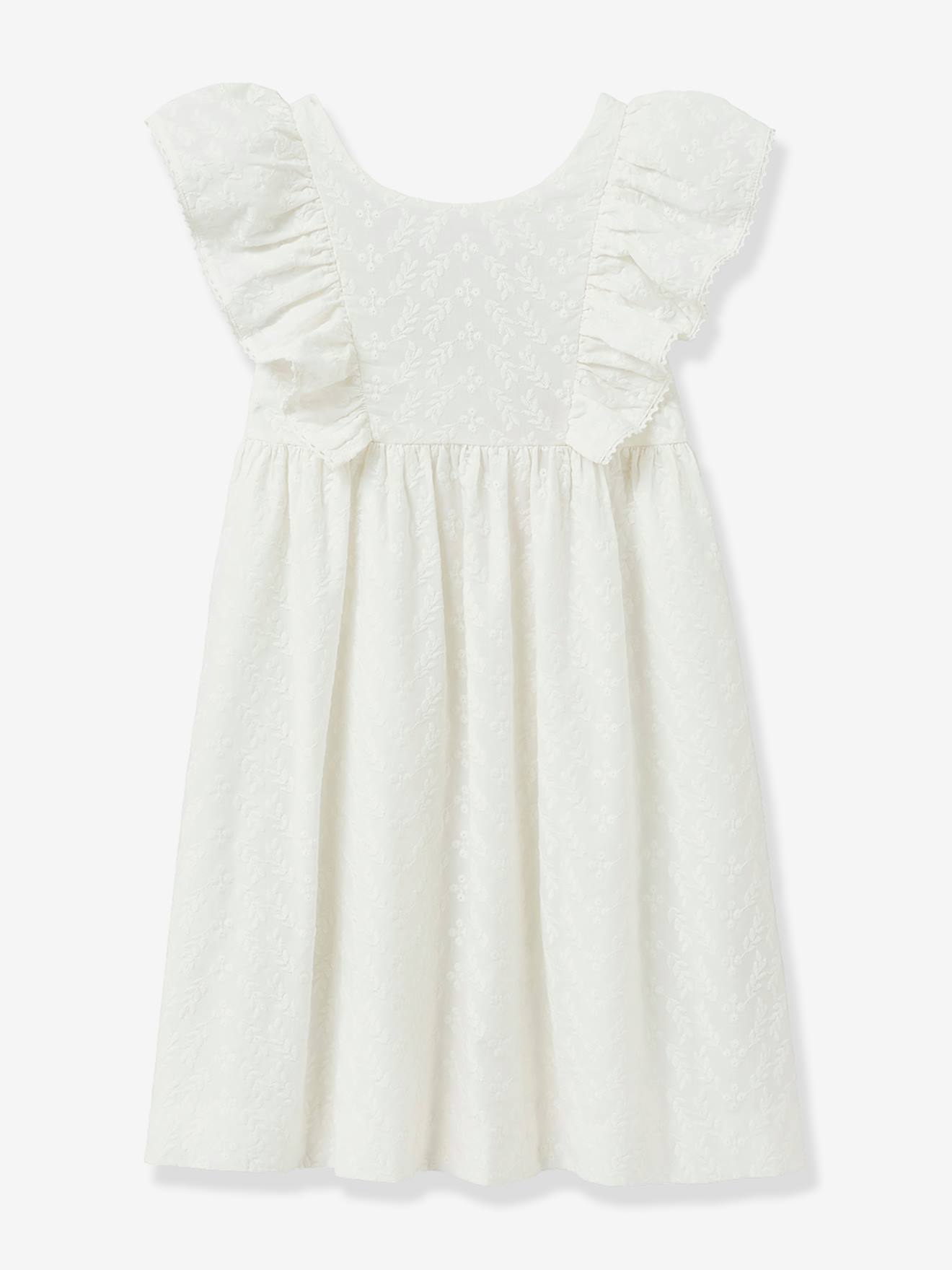 Simone girl's dress - Plume Occasionwear - CYRILLUS ecru