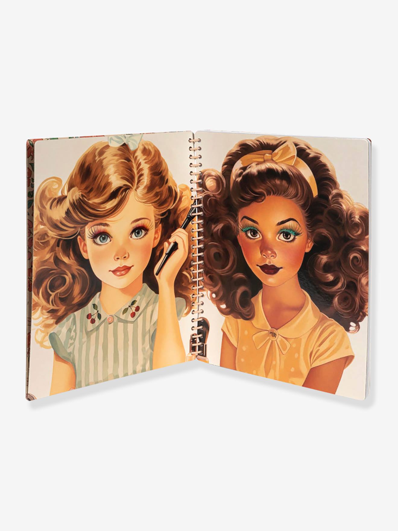 KONGES SLOJD make-up head sticker book multicoloured