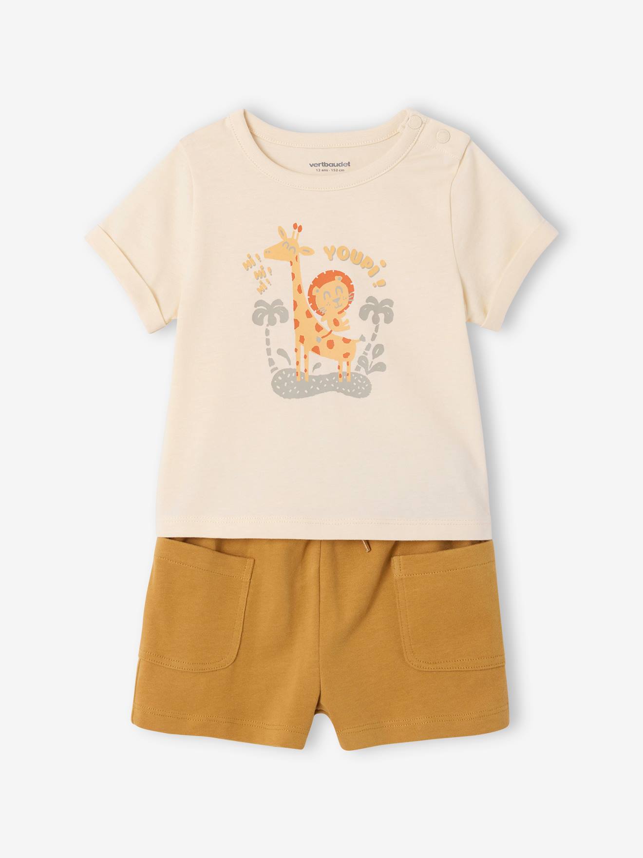 Printed T-Shirt & Shorts Set - 2