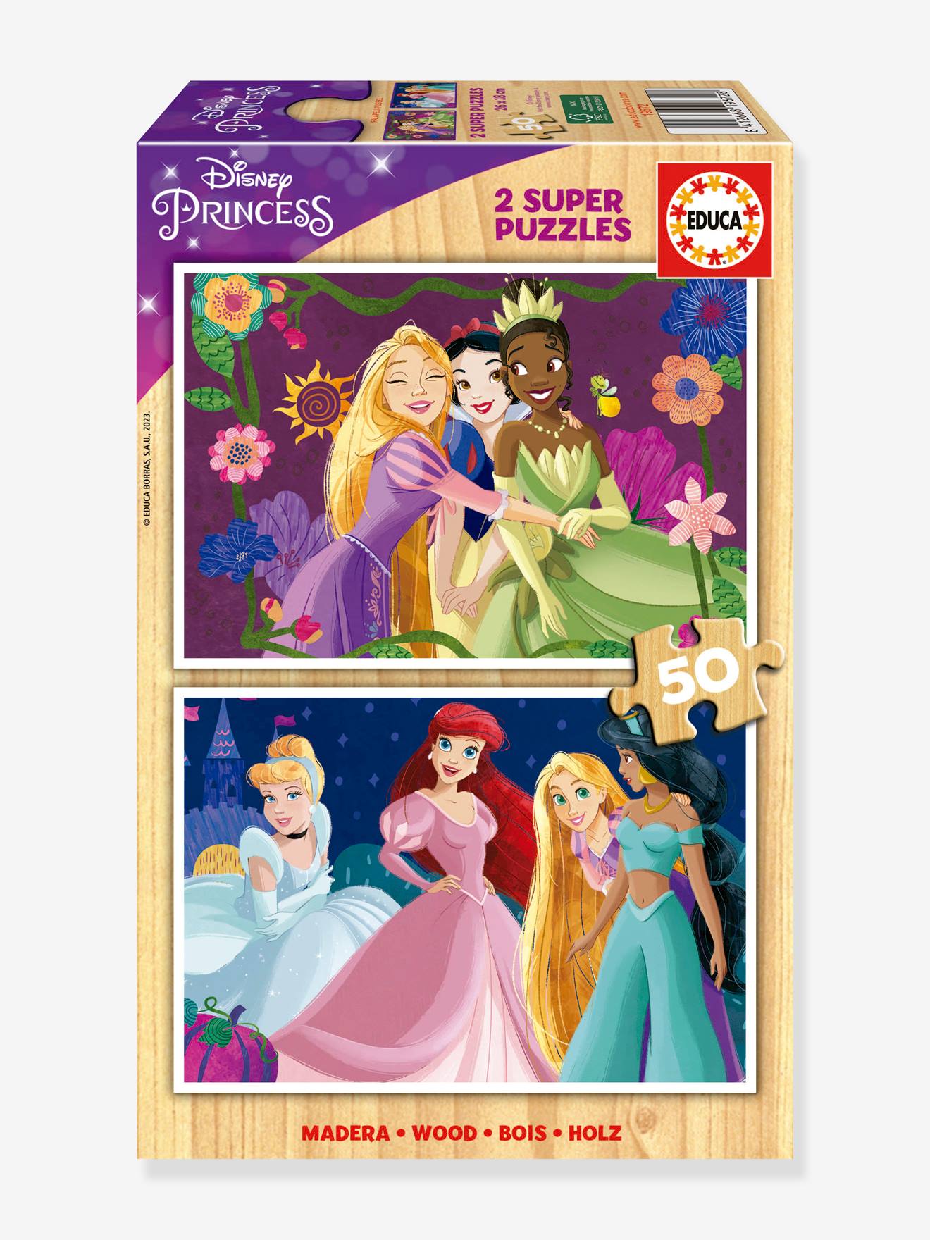 2X50p Disney Princess Wooden Puzzle