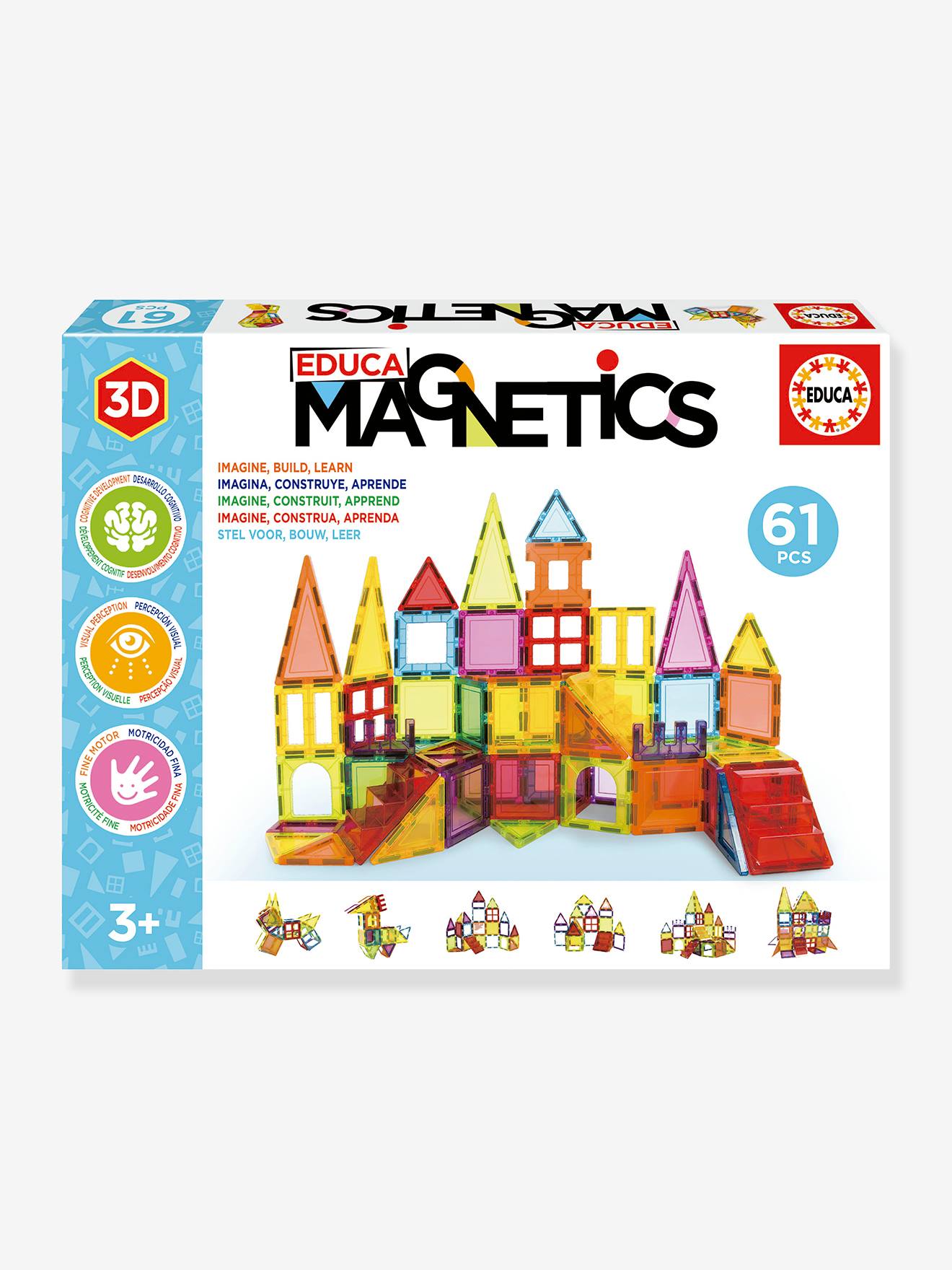 Magnetic puzzle 61 pieces EDUCA multicoloured