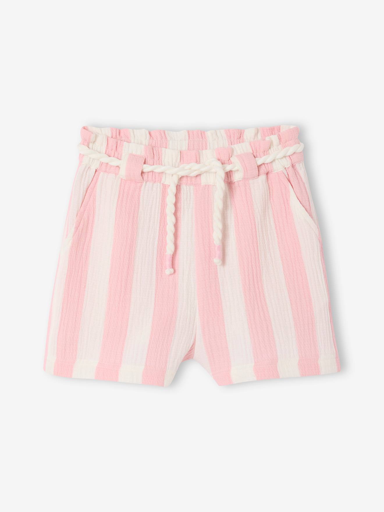 Shorts with Wide Stripes