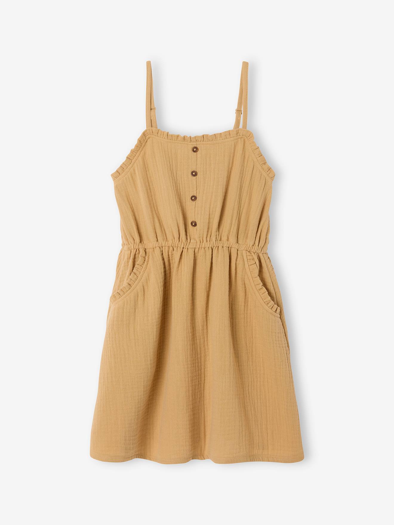Cotton Gauze Strappy Dress