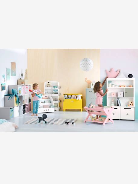 Mobile Bookcase, Sirius Theme White / stars 