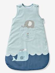 Furniture & Bedding-Baby Bedding-Sleepbags-Sleeveless Baby Sleep Bag, Whale Theme