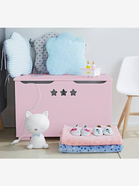Storage Chest, Sirius Theme Grey+Pink+White 